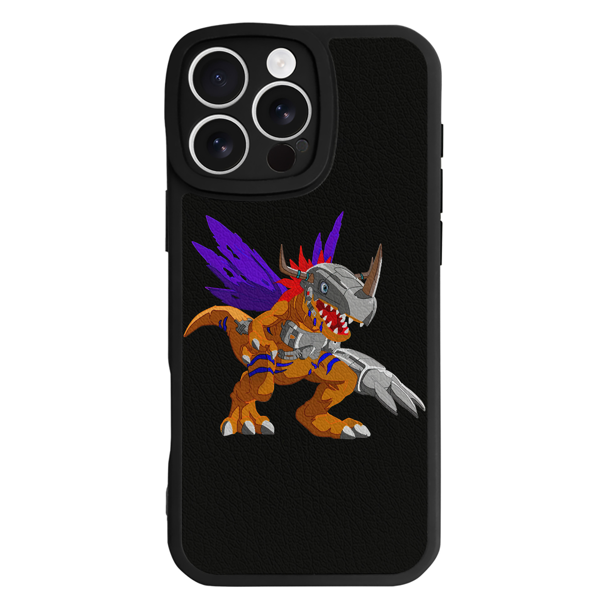 （画像用） Digimon デジタルモンスター/デジモン 【iPhone 16シリーズ対応】シリコンスマホケース（レザー調） 材質：シリコン